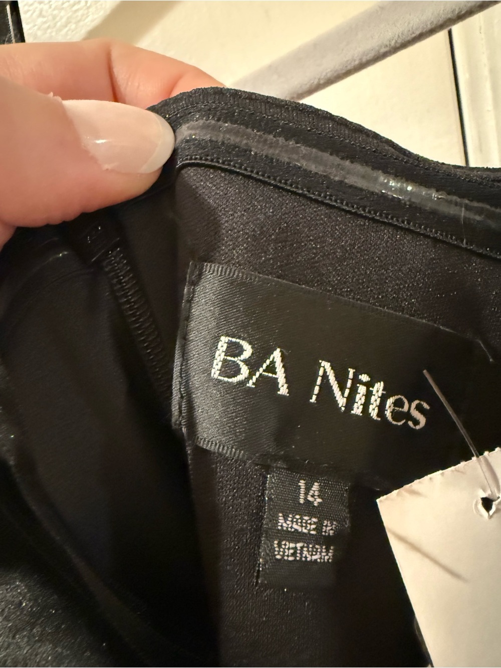 BA Nites Tuxedo Dress Size 14 - Picture 4 of 4